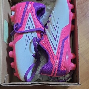 DSG Pink and Purple Soccer Cleats